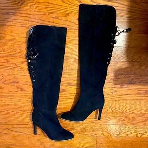 Suede Over the knee boots